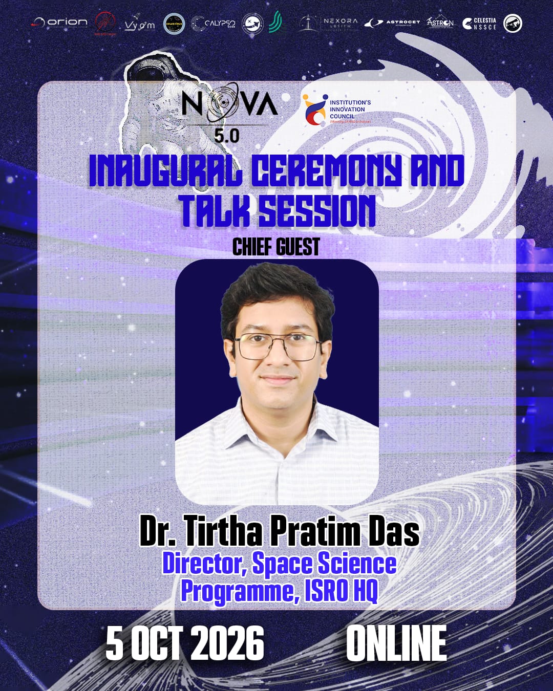 Online Inaugural Ceremony & Talk Session Poster